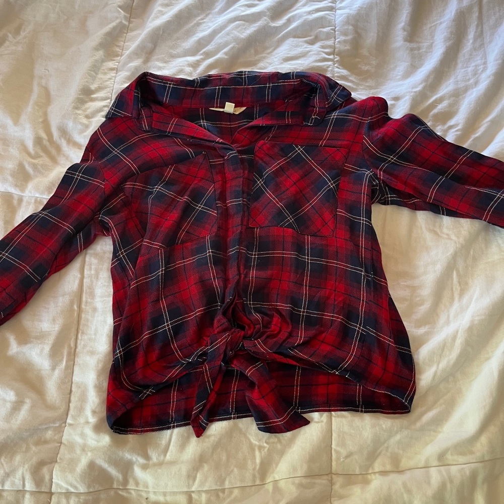 Plaid Button down